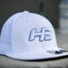 Headbanger Sports I8501 Cap America Flexfit Performance Trucker Mesh Back Hat: Whiteout