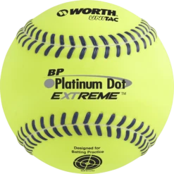 Worth Platinum Dot EXTREME Batting Practice Softballs: BPX12U