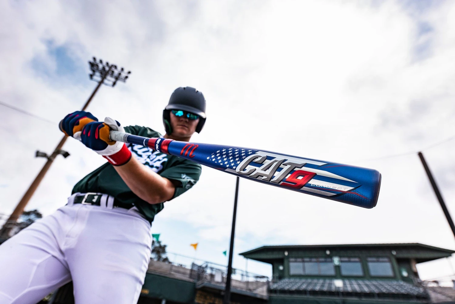 Marucci CAT 9 Connect America BBCOR (-3) Baseball Bat: MCBCC9A - Image 2