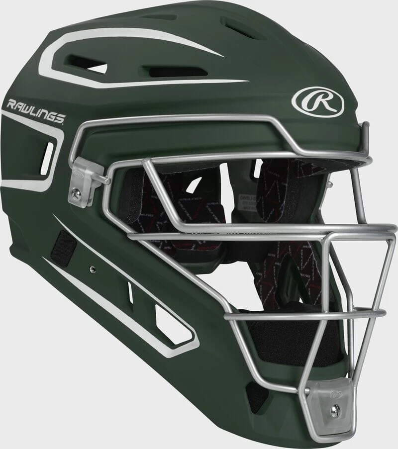 Rawlings Intermediate Dark Green VELO 2.0 Catcher's Gear Box Set: CSV2I-DG/W - Image 3