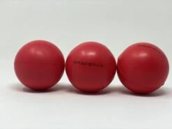 One Dozen (12) SMUSHBALLS The Ultimate Indoor & Outdoor Batting Practice Ball: Red
