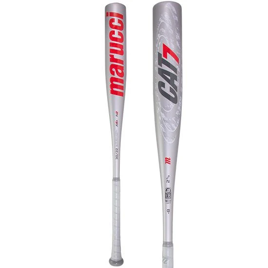 Marucci CAT 7 Silver (-8) USSSA Baseball Bat: MSBC728S