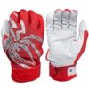 2022 Spiderz PRIZM Batting Gloves: Red/Silver