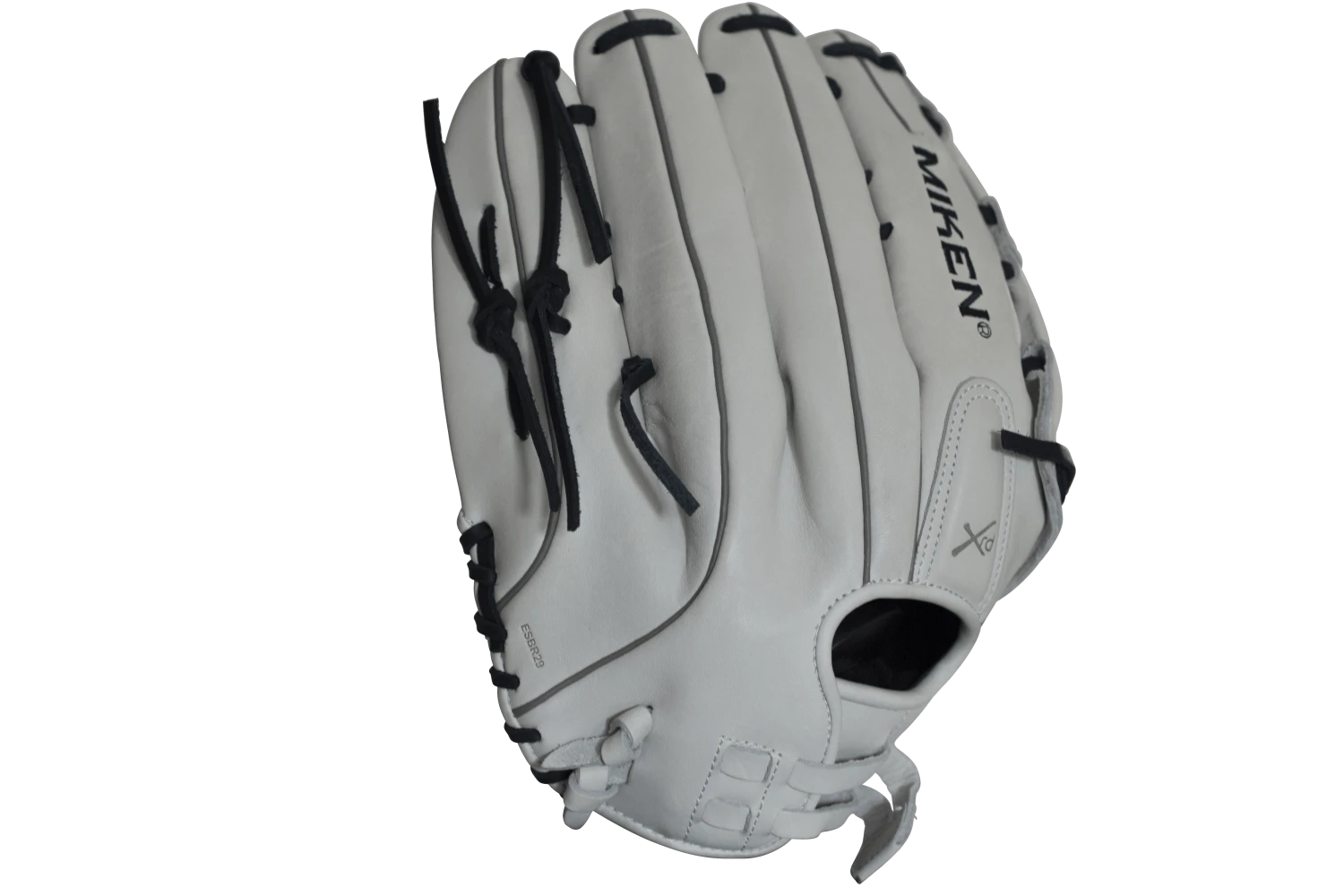 Miken Pro Series 14" Slow Pitch Fielding Glove - White/Navy: PRO140WN - Image 2