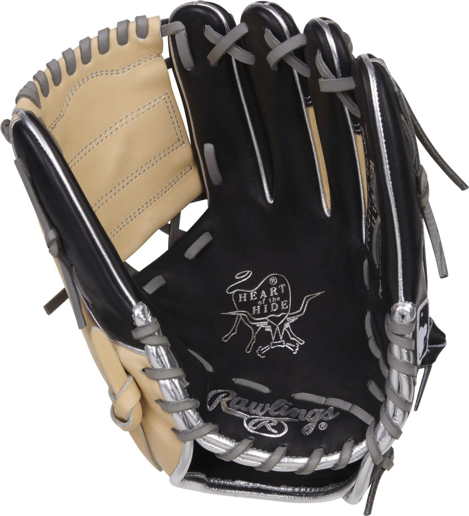 Rawlings Heart Of The Hide 11.5" Infield Baseball Glove: PRONP4-8BCSS - Image 2