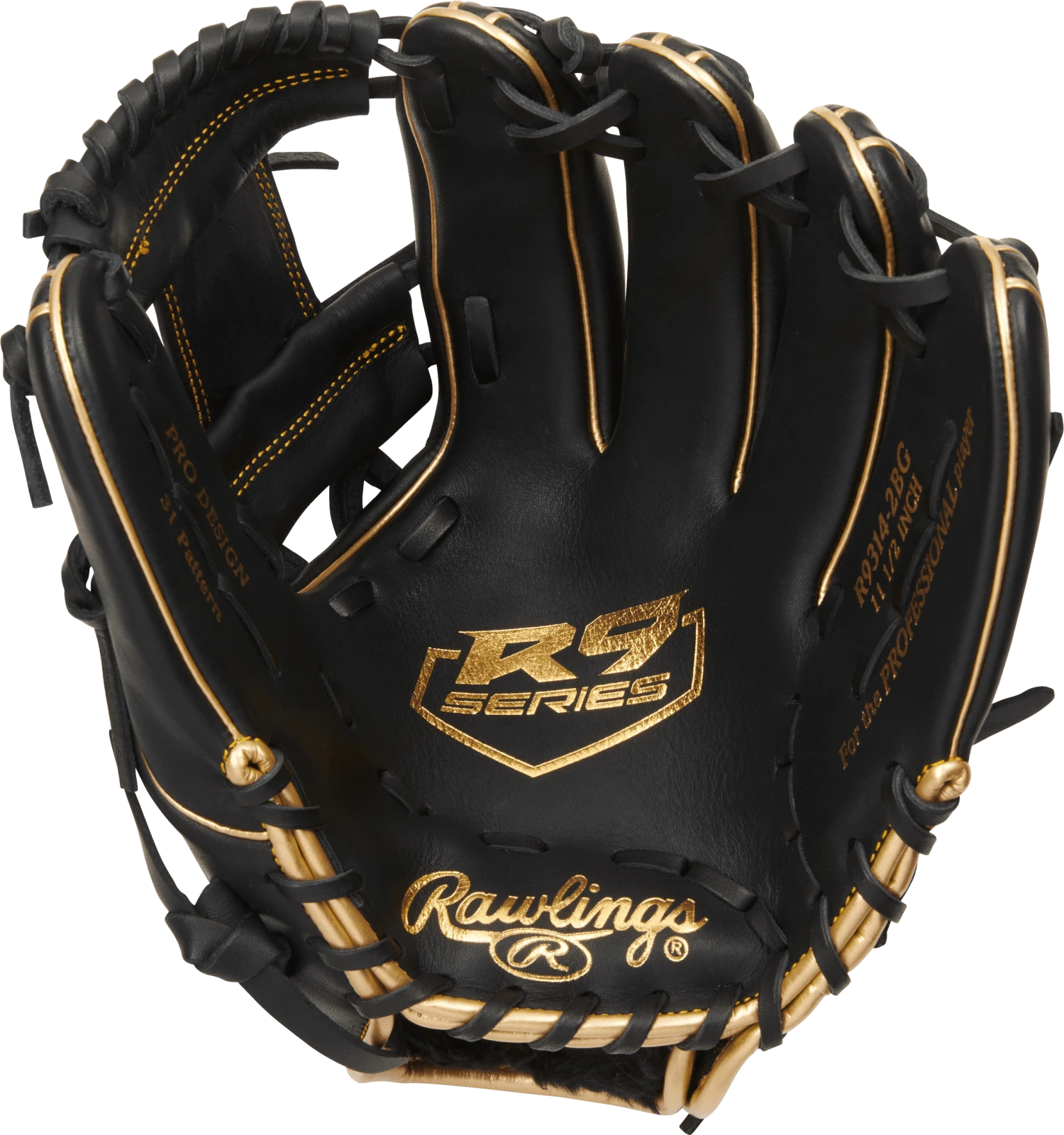 Rawlings R9 11.5" Infield Baseball Glove: R9314-2BG - Image 2