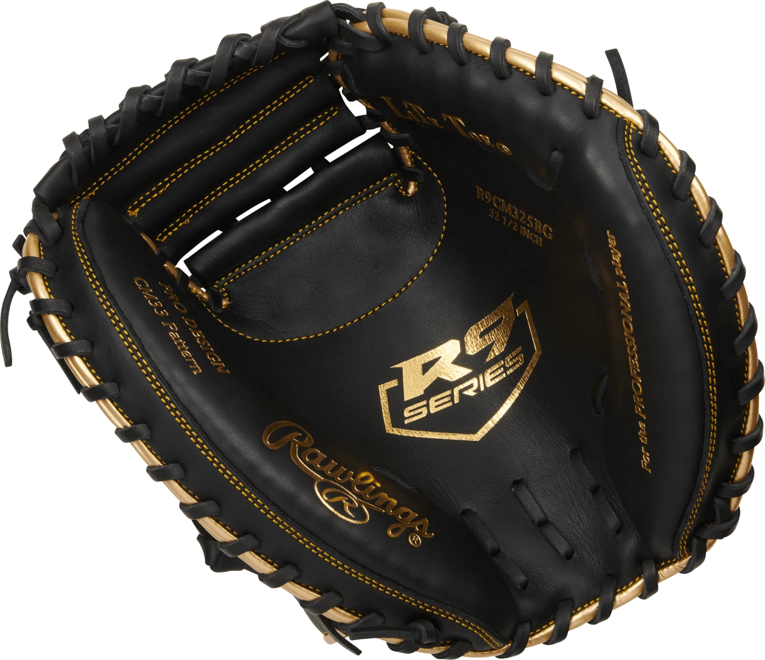 Rawlings R9 32.5" Baseball Catcher's Mitt: R9CM325BG - Image 2