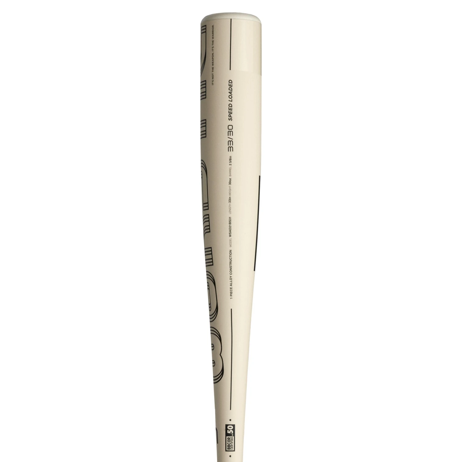 2021 Warstic Bonesaber (-3) BBCOR Baseball Bat: MBBSRWH3 - Image 5